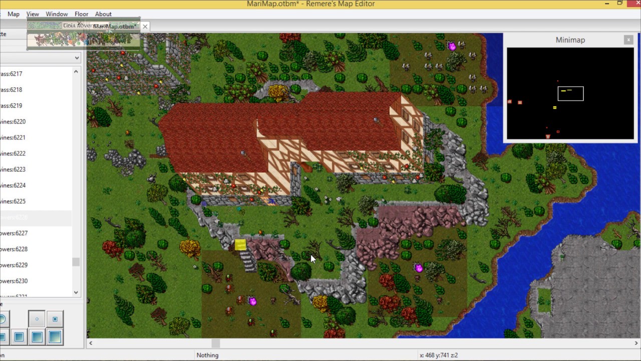 OT SERVER - REMERES MAP EDITOR: MAPPING A BASIC HOUSE