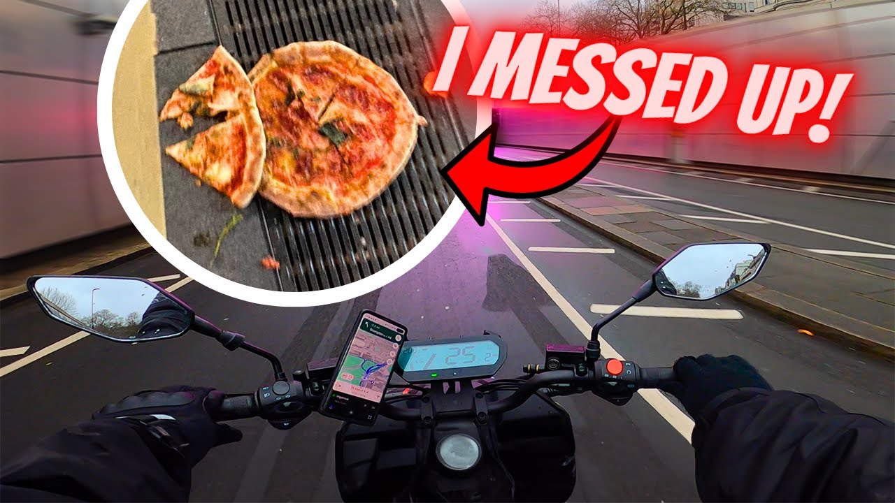 I DROPPED THE CUSTOMER'S FOOD! Friday Night working for UberEats & Deliveroo GoPro POV