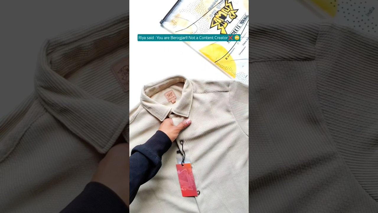 Beige Textured Shirt from Campus Sutra 