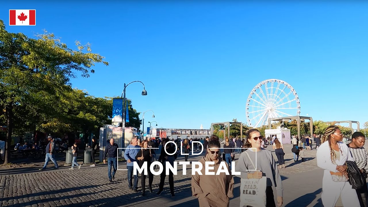 Old Montreal Walking Tour [Summer 2022][4K]