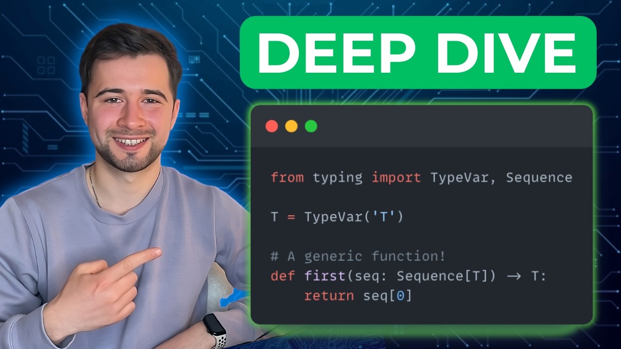 Python TypeVar and Generic Types explained