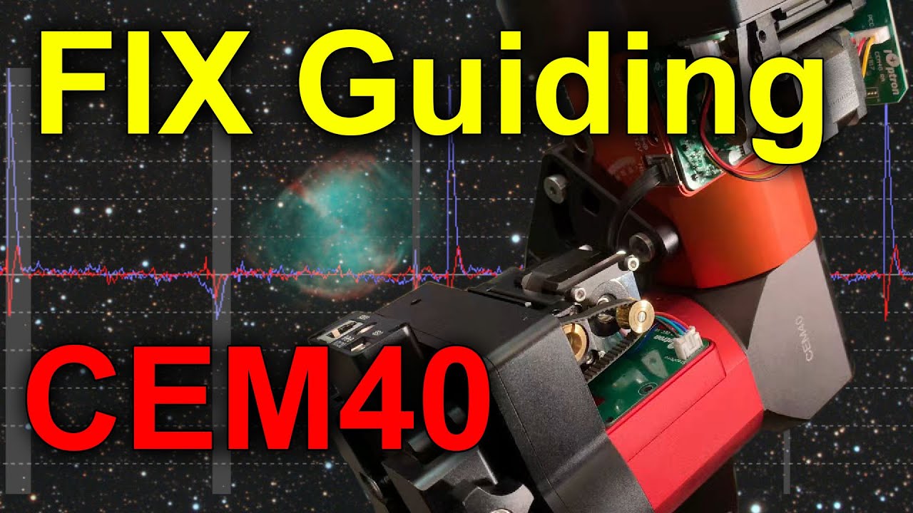 iOptron CEM40 belt fix. Solve guiding issues.