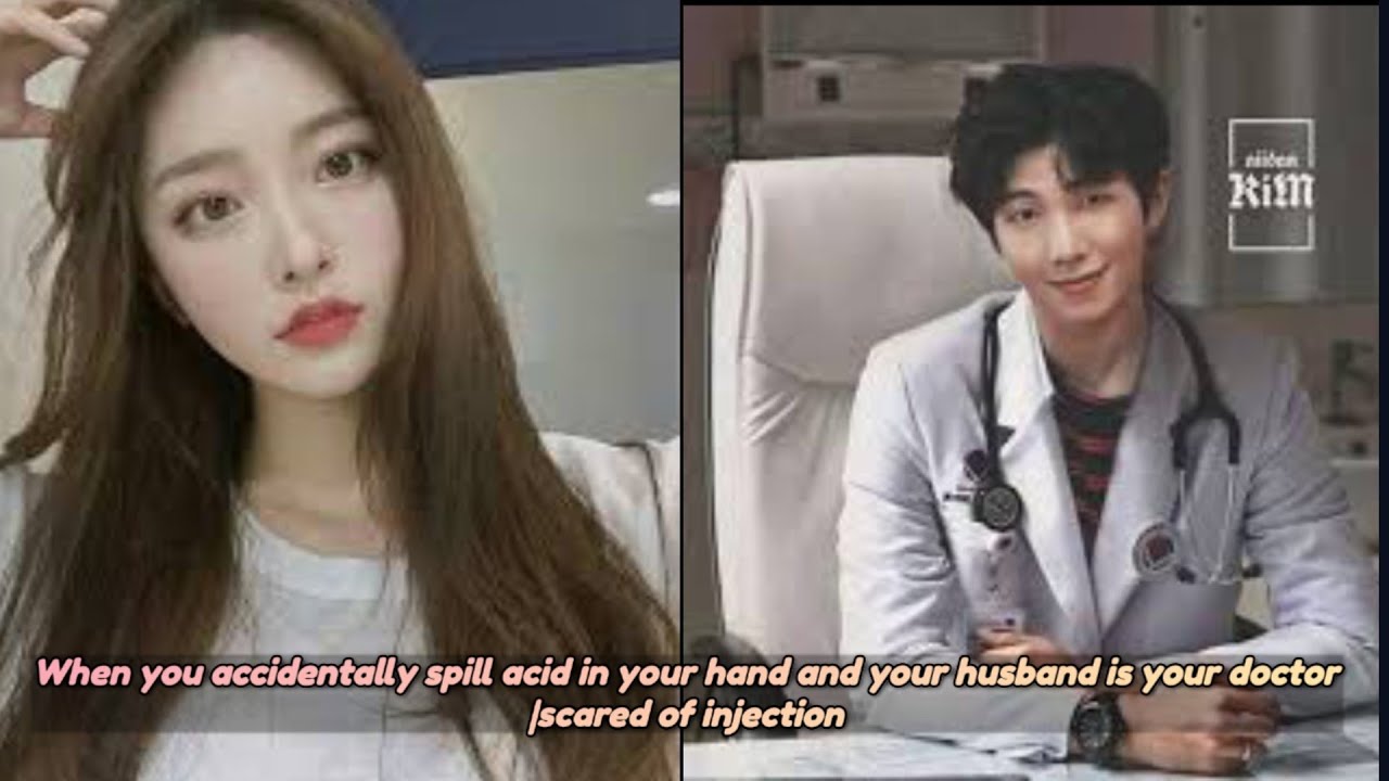 Btsimagine when you accidentally spill acid in your hand Rm as your dochusband|scared of injection