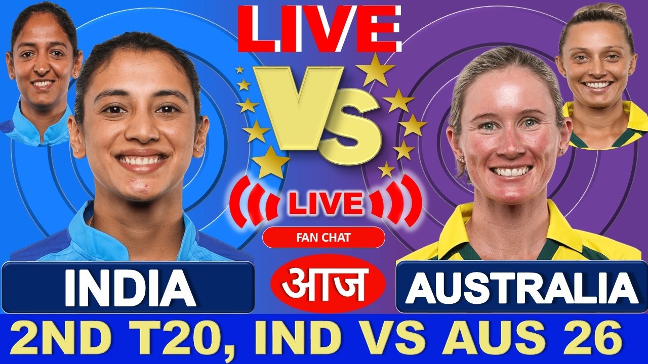 🔴IND vs AUS WOMEN |Live Cricket Match Today| IND vs AUS 2ND T20 1st innings #livescore