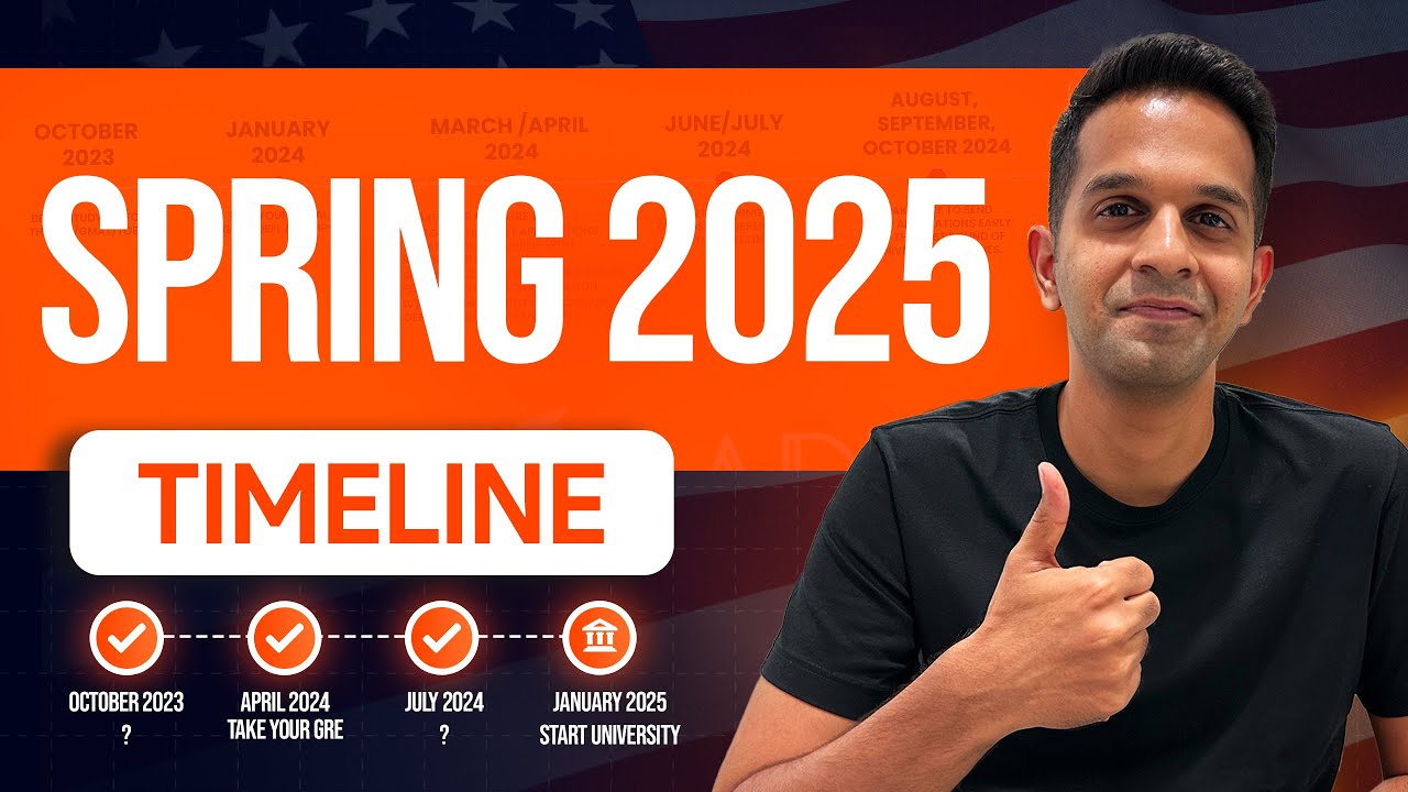 Spring 2025 MS Application Timeline ✅ | Your Ultimate Guide 📝| MS in USA 🇺🇸