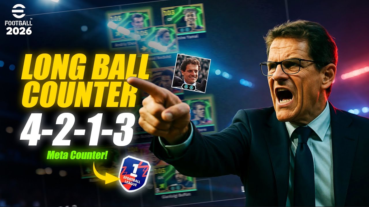eFootball 2026 | Схема 4-2-1-3 для длинных контратак, которая УНИЧТОЖАЕТ оборону!