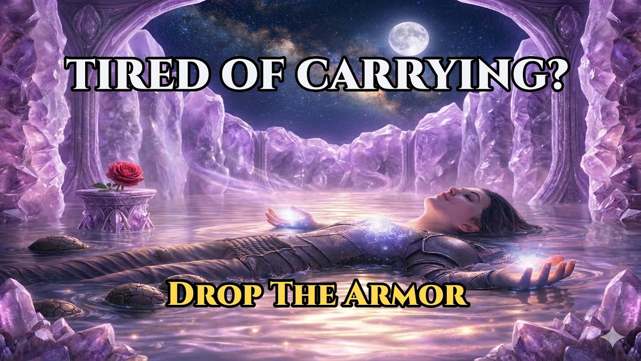 Sleep Hypnosis for Burnout Recovery | Tired of Carrying? (Drop the Armor)