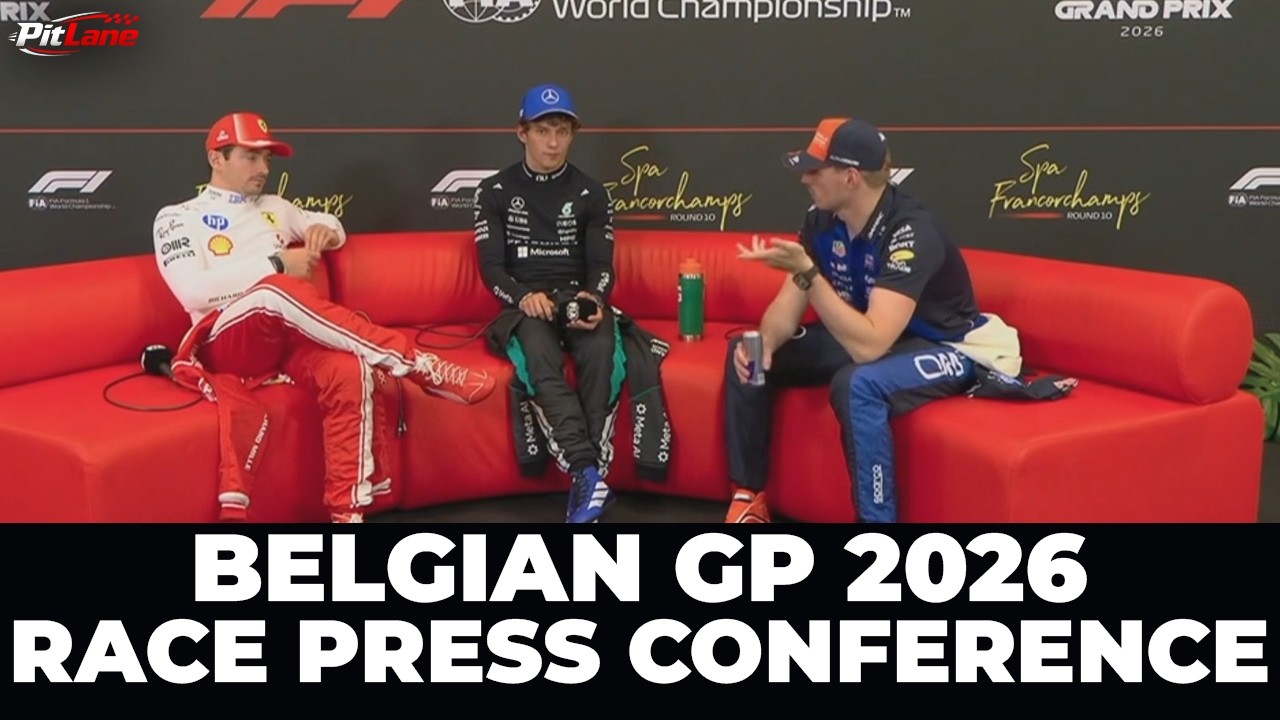 F1 Drivers Post Race Press Conference | Belgian Grand Prix 2026