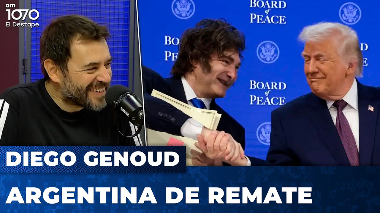 🎁 De GIRA con TRUMP, MILEI saca de REMATE a la ARGENTINA | Diego Genoud con Matías Colombatti