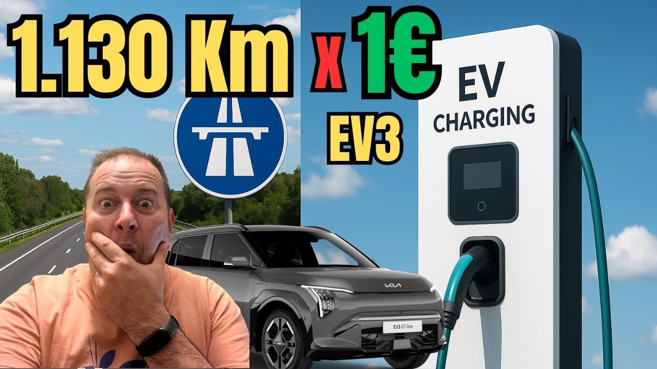 🎯 1130 km por autopista con el Kia EV3 – Consumo real con aire a tope y el coche lleno