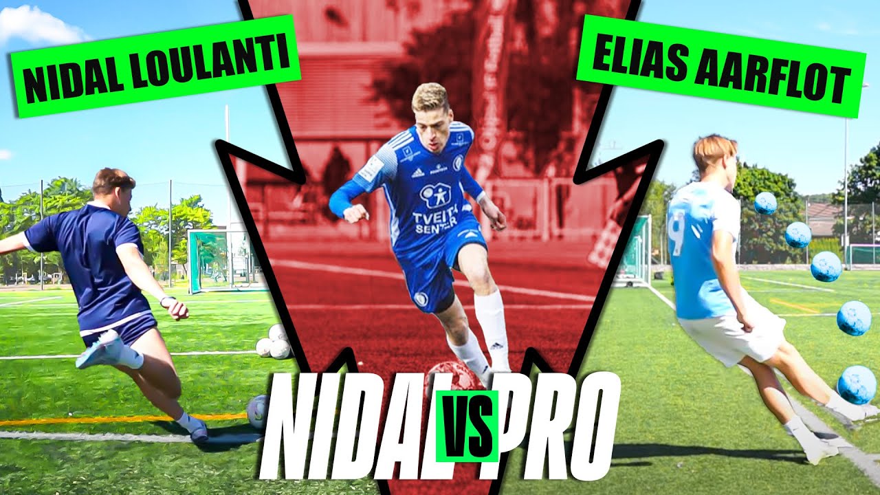 Jeg Utfordrer En PROFF Fotballspiller Til Duell🔥