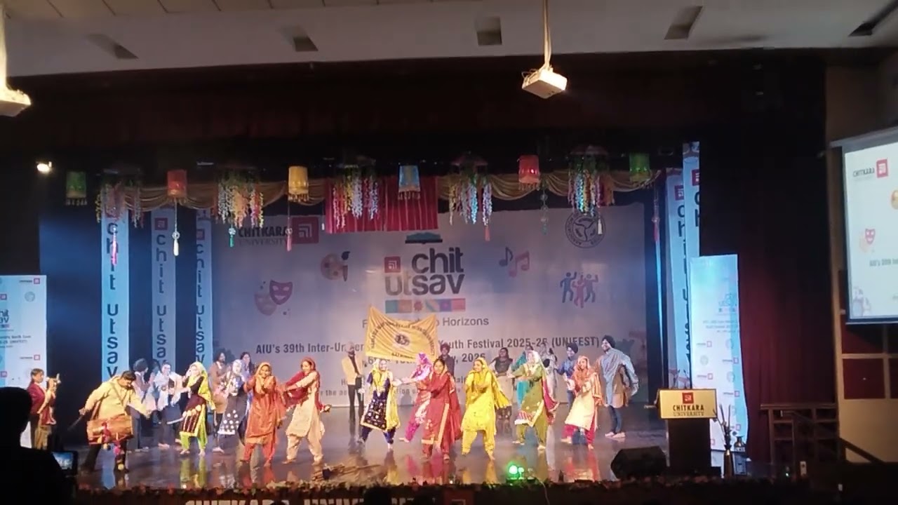 #AIU youth Festival 2026#39th Inter university#north zone#chitkara university 
