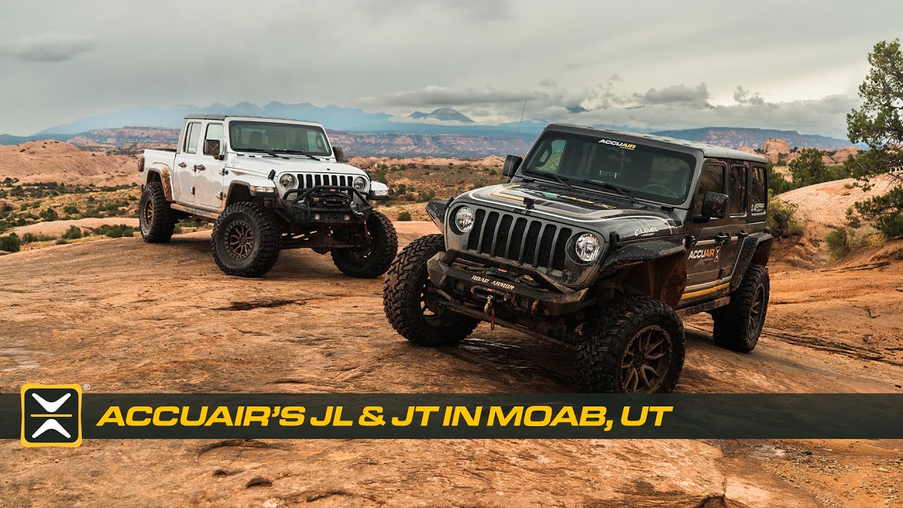 AccuAir's Dynamic Lift Kits for Jeep&reg; JL & JT Take on Moab