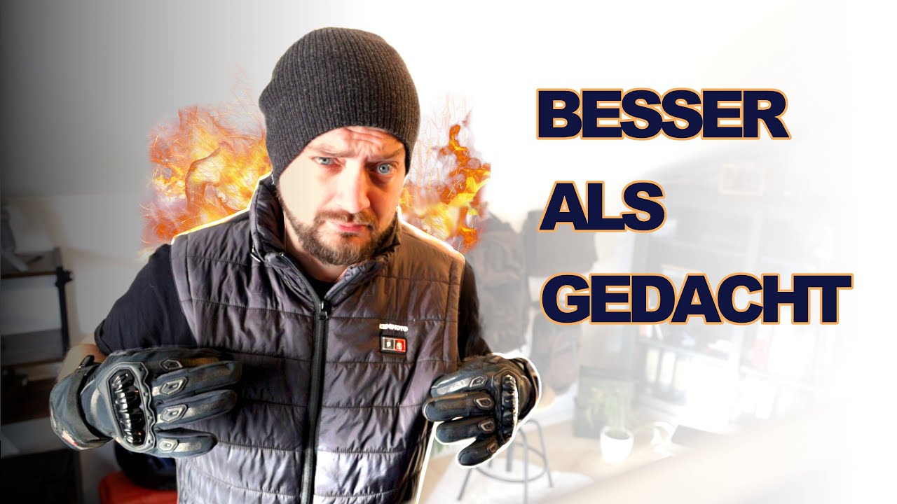 Motorrad Heizweste und Heizsocken 2 Monate lang getestet