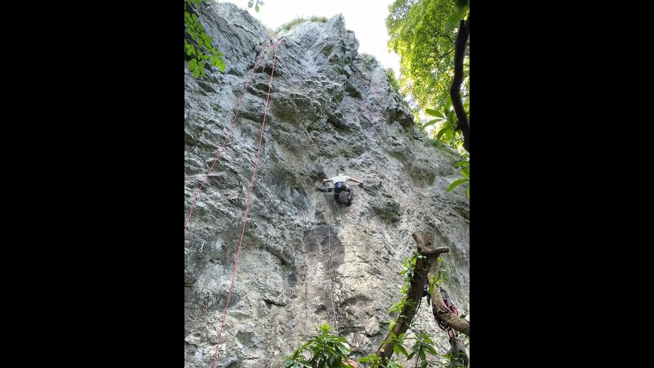 Go Ape 7b+ at Balgone Heughs