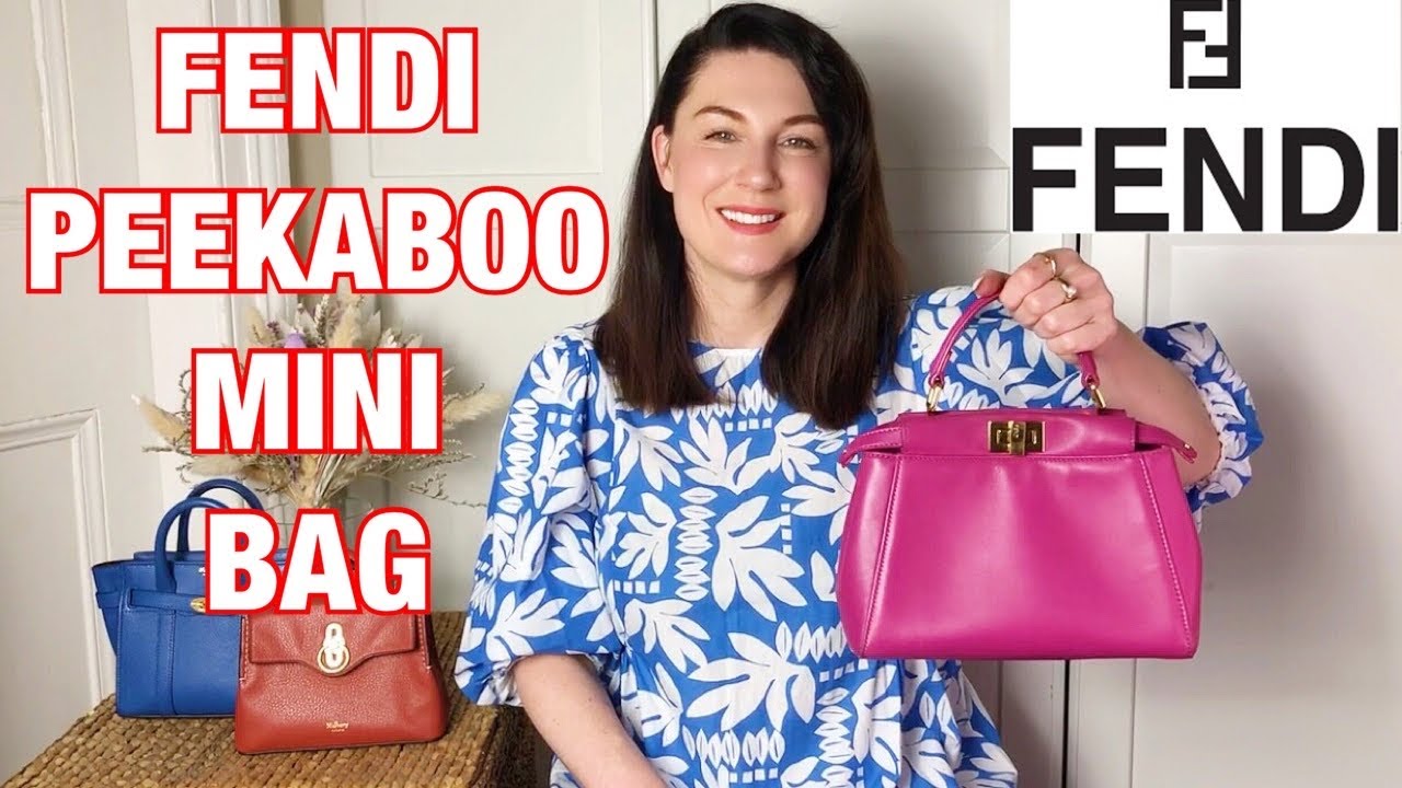 Мини-сумка FENDI Peekaboo Iconic: обзор, как сидит и фото модов
