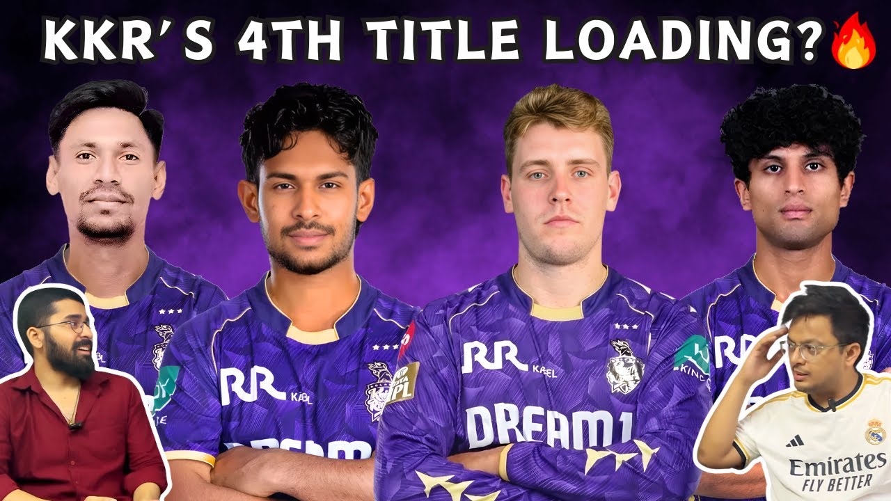 KKR IPL 2026: Strongest XI & Squad Rating 👀