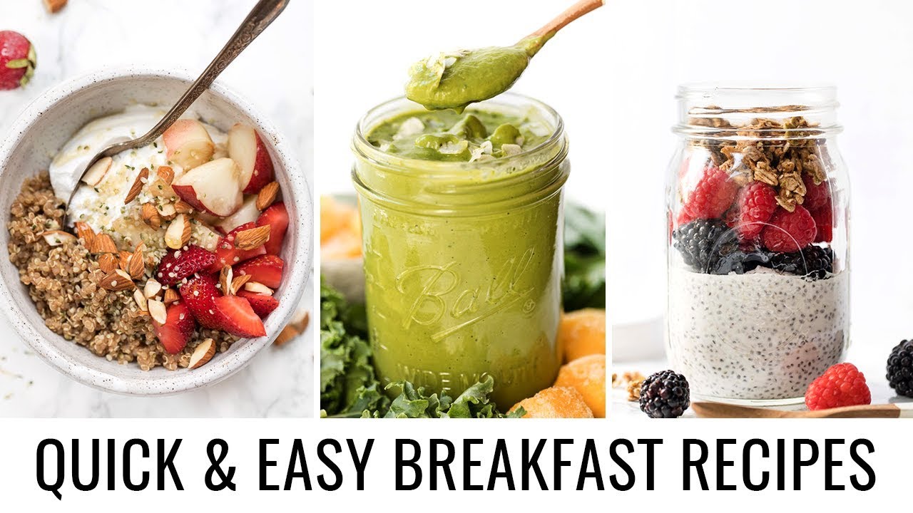 3 *MORE* 10-Minute Breakfast Recipes | VEGAN & GF