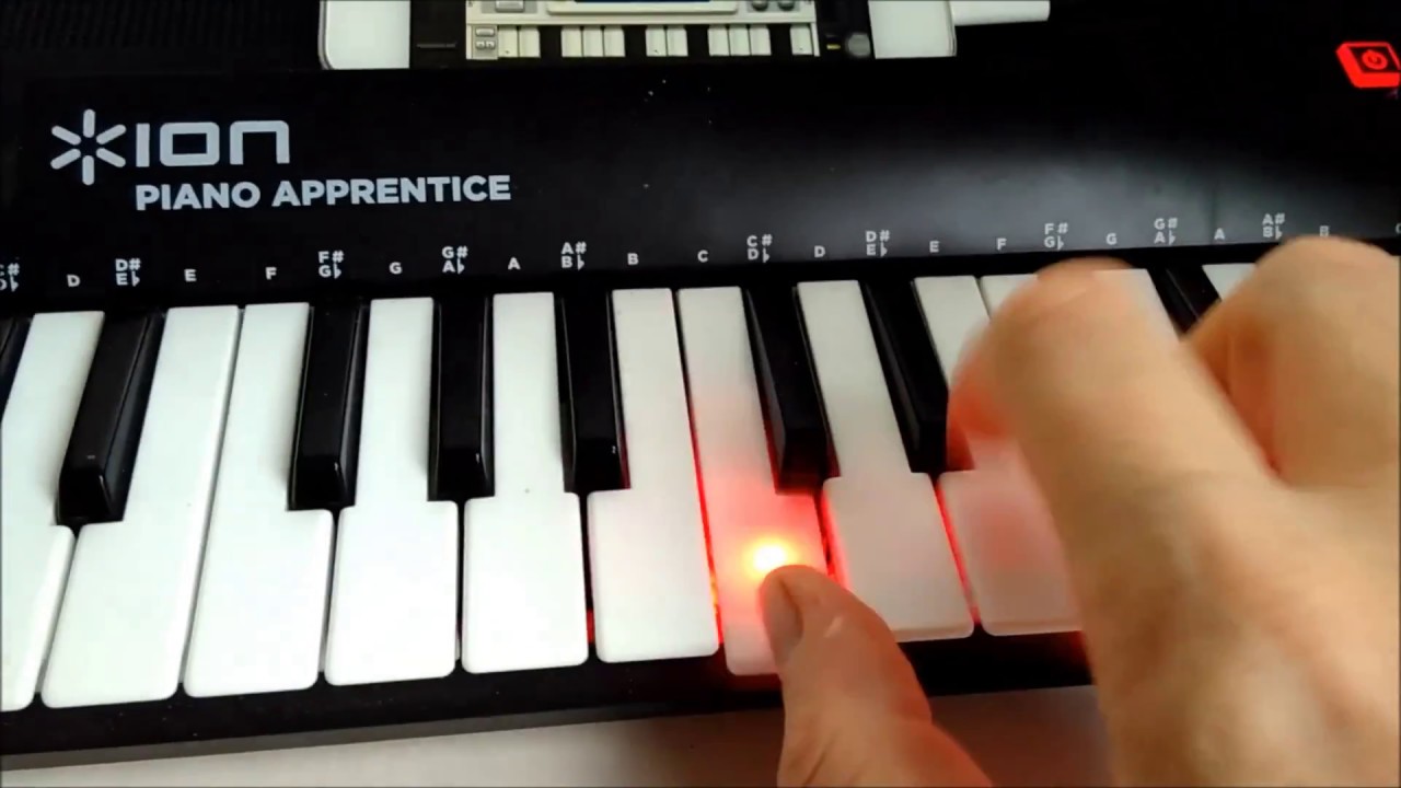 Light up Ion Piano Apprentice keys using Web MIDI & 2 other methods