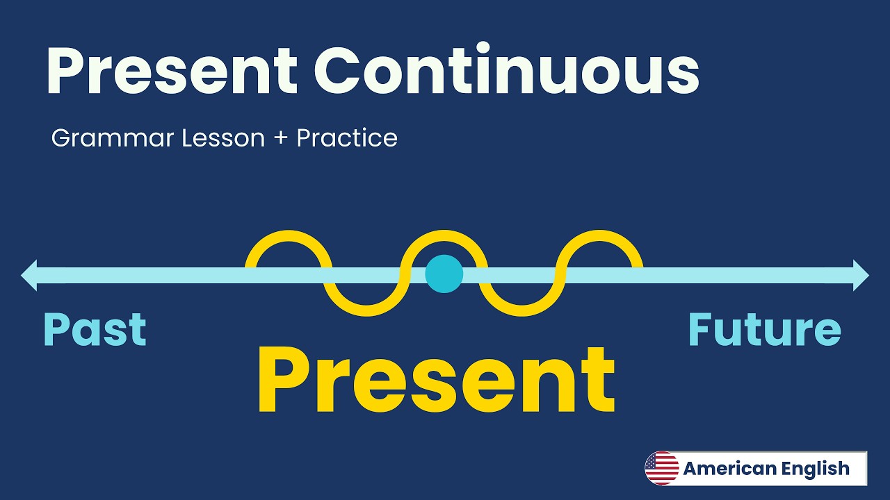 Present Continuous + Practice | American English for Adult Beginners