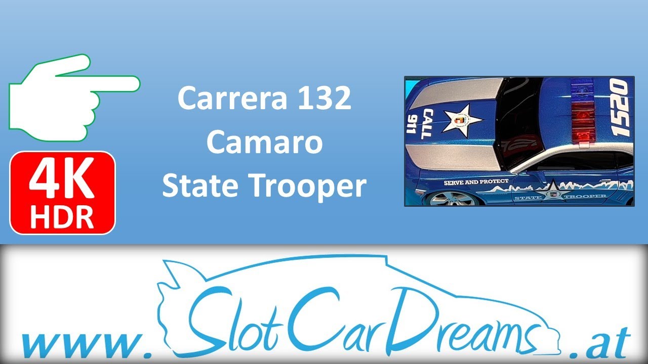 Carrera 132 Camaro State Trooper