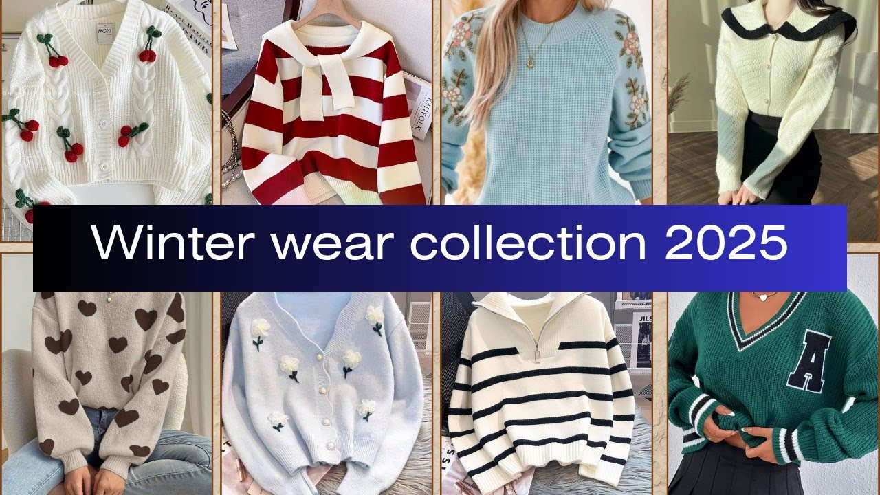 Latest Winter Collection 2025 ❄️ | Trendy Women&rsquo;s Sweaters & Cozy Outfit Ideas and shopping links