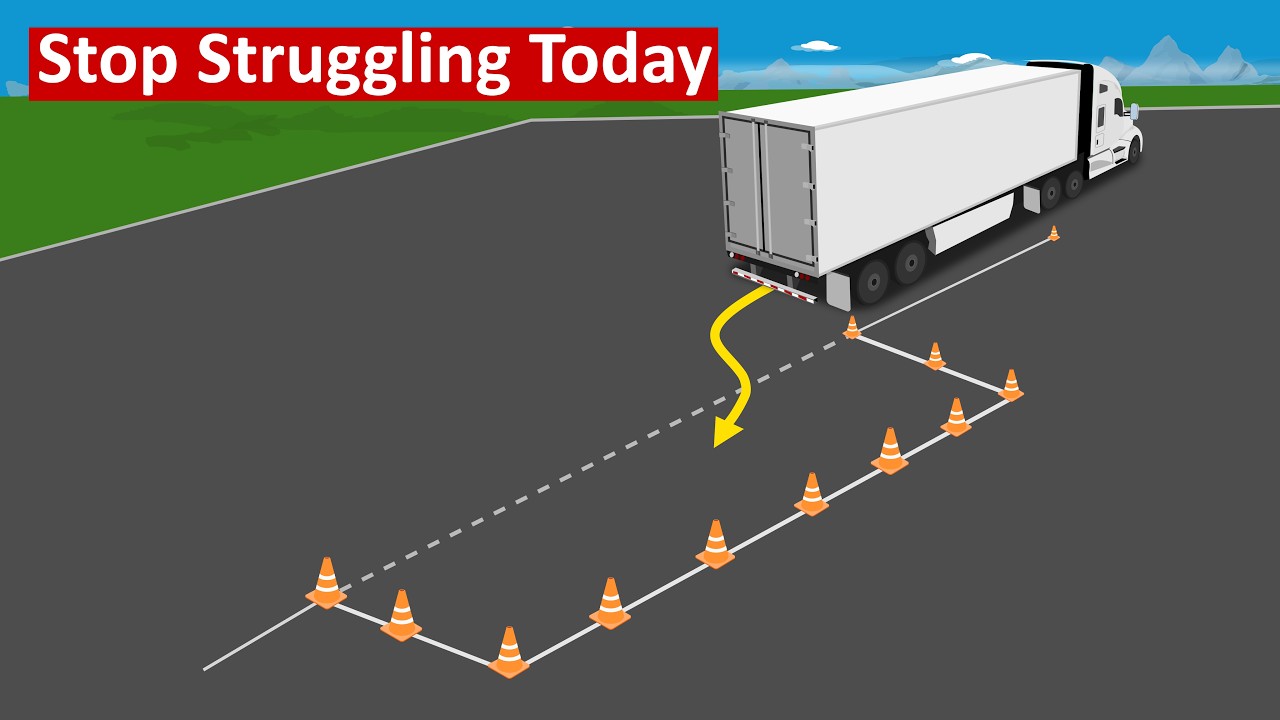 How to Parallel Park a Tractor-Trailer | Step-by-Step Tutorial