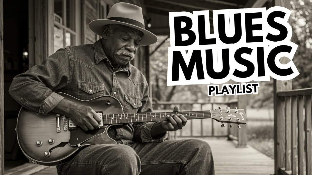 Strong Men's Blues | Timeless Guitar Techniques & Deep Blues Feelings | Dark Night