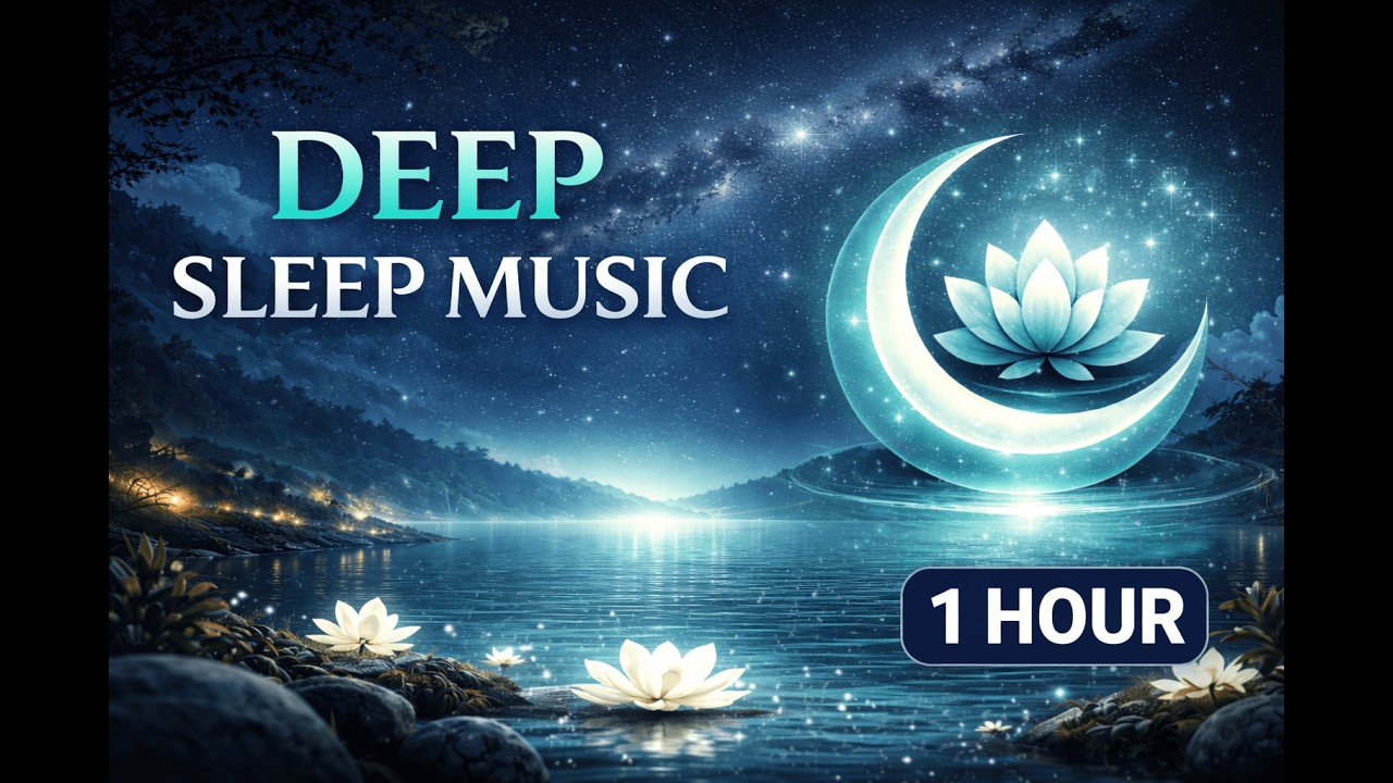Deep Sleep Music 🌙 Fall Asleep Fast • Relaxing Meditation Music (1 Hour)