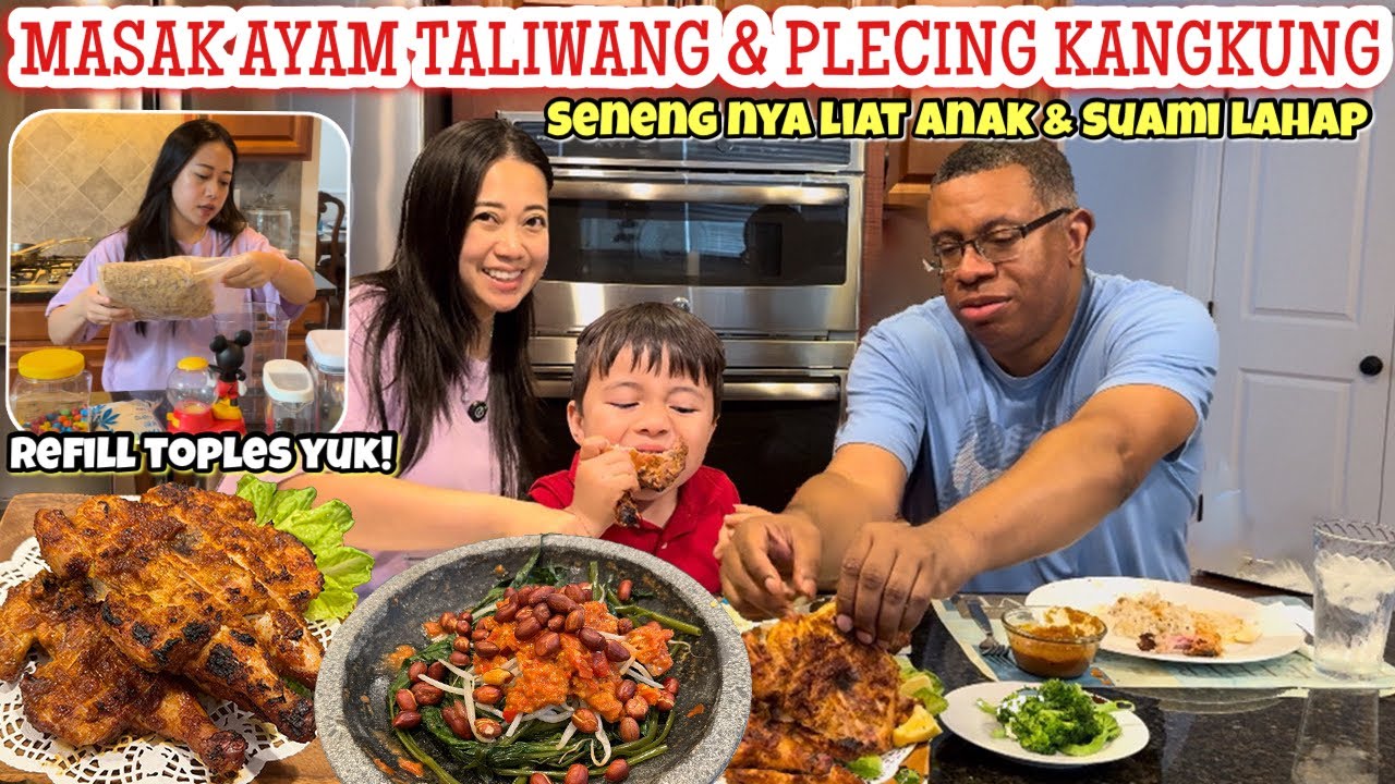 RUPANYA BEGINI RASANYA AYAM TALIWANG DAN PLECING KANGKUNG KHAS LOMBOK BUATAN ORANG PONTIANAK😆