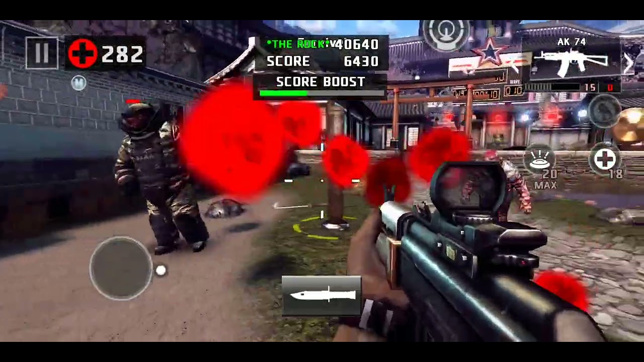 Dead Trigger 2 | Mayhem Tournament | Zen Arena | AK-74, Knife, Ammo Chicken | Score: 30,000
