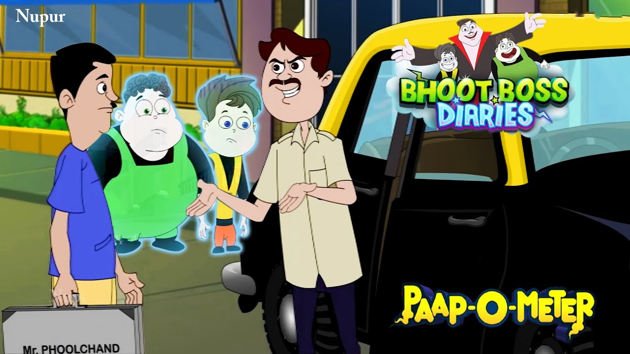 Phool Chand को लुटा Taxi वाले ने | Paap-O-Meter | Bhoot Boss Latest Episode | Kids Cartoon