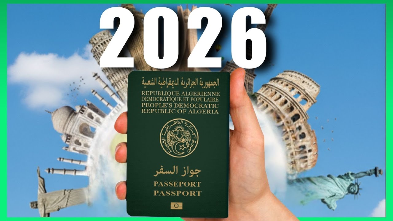 Passeport alg&eacute;rien : Les pays accessibles sans visa