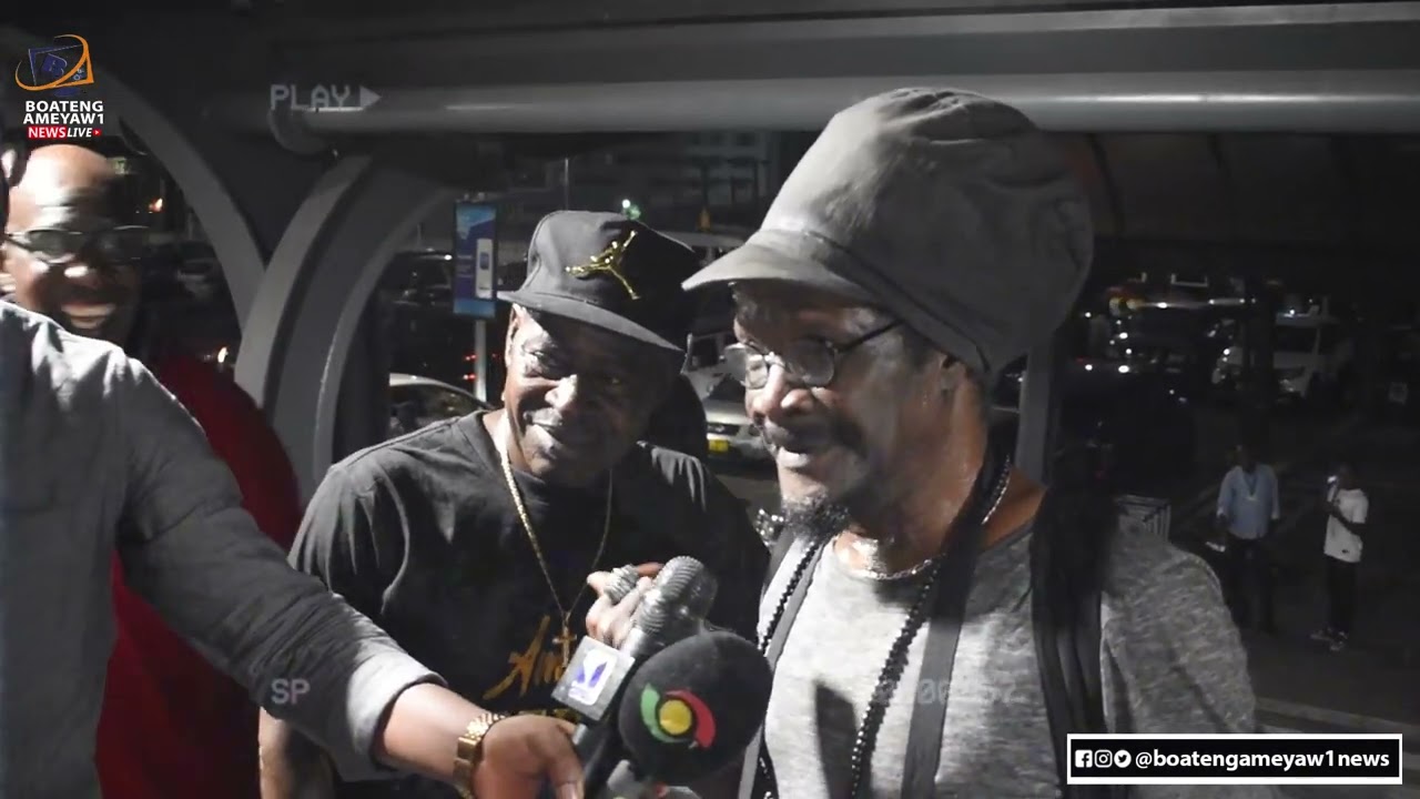 Watch how Amakye Dede welcomes Burger Highlife legend Lee Dodou back to Ghana after 44yrs.