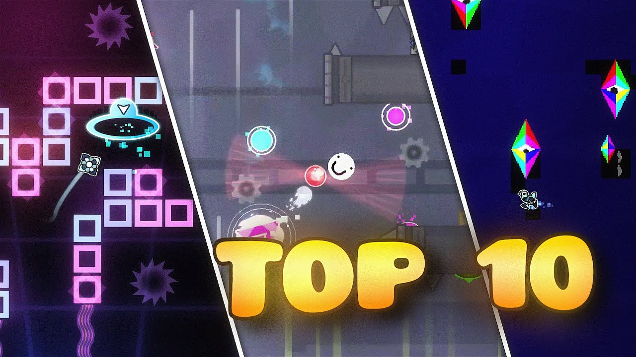 Top 10 Hardest Platformer Levels in Geometry Dash