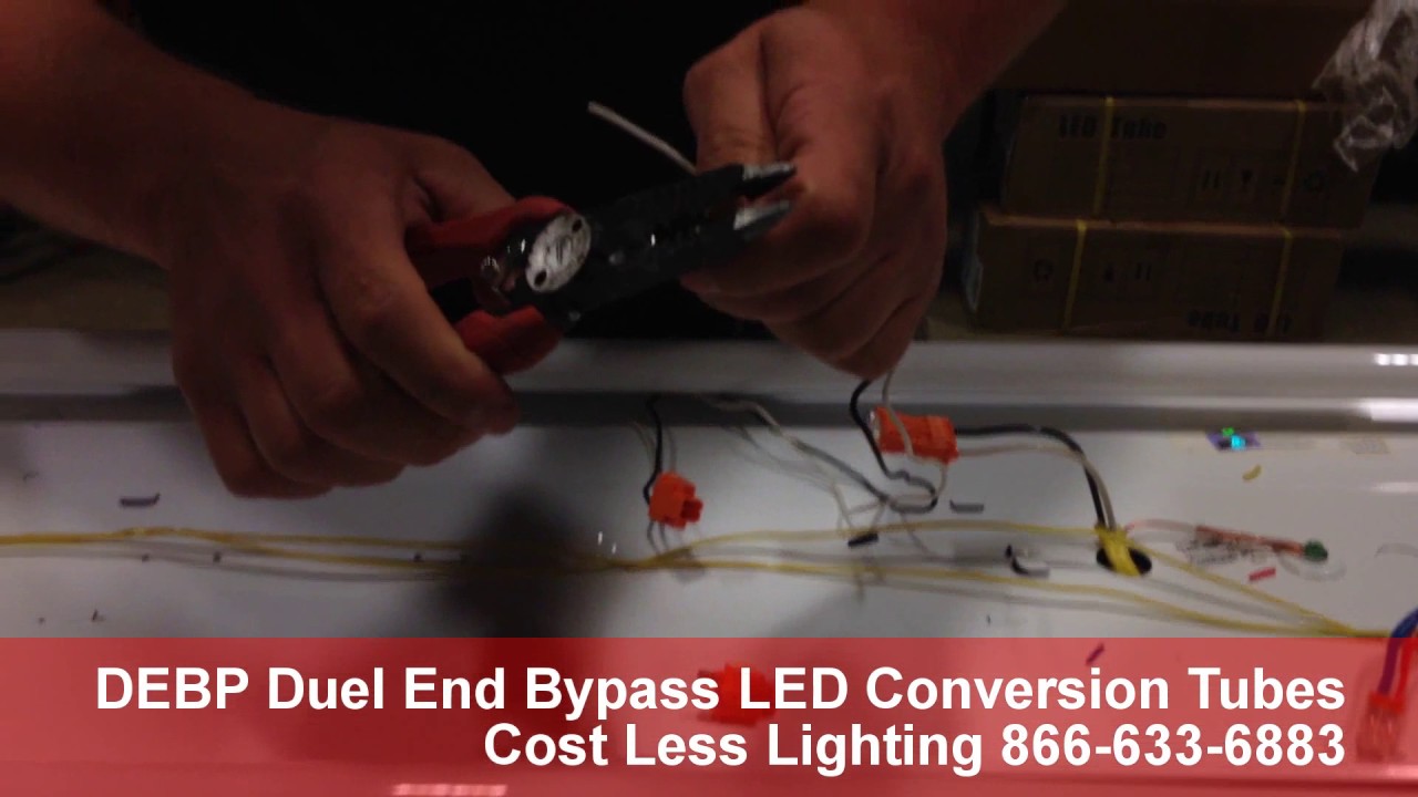 DEPB Fluorescent to LED Conversion Tube Cost Less Lighting