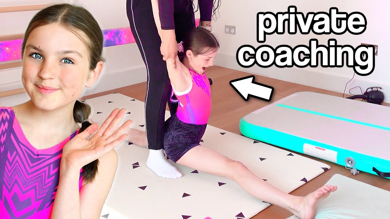 My ADVANCED GYMNASTICS Lesson with a Private Coach! | Family Fizz
