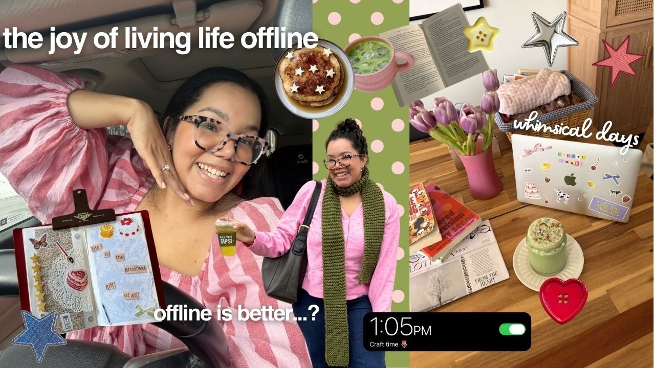 i accidentally became addicted to being offline ⭐️ (hobbies, motherhood & slow living)