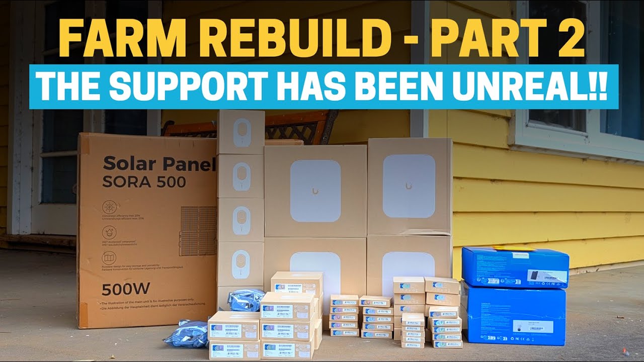 Farm rebuild part 2 - cleanup, we found the llamas, community and company support