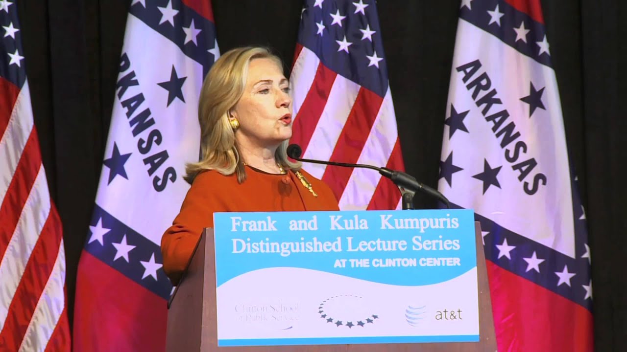 Kumpuris Lecture Series with U.S. Secretary of State Hillary Clinton