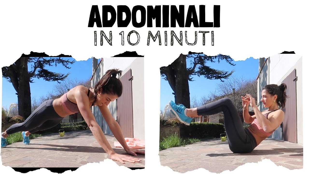ALLENARE GLI ADDOMINALI in 10 MINUTI: ESERCIZI PER UN ADDOME D'ACCIAIO. | Silvia Fascians