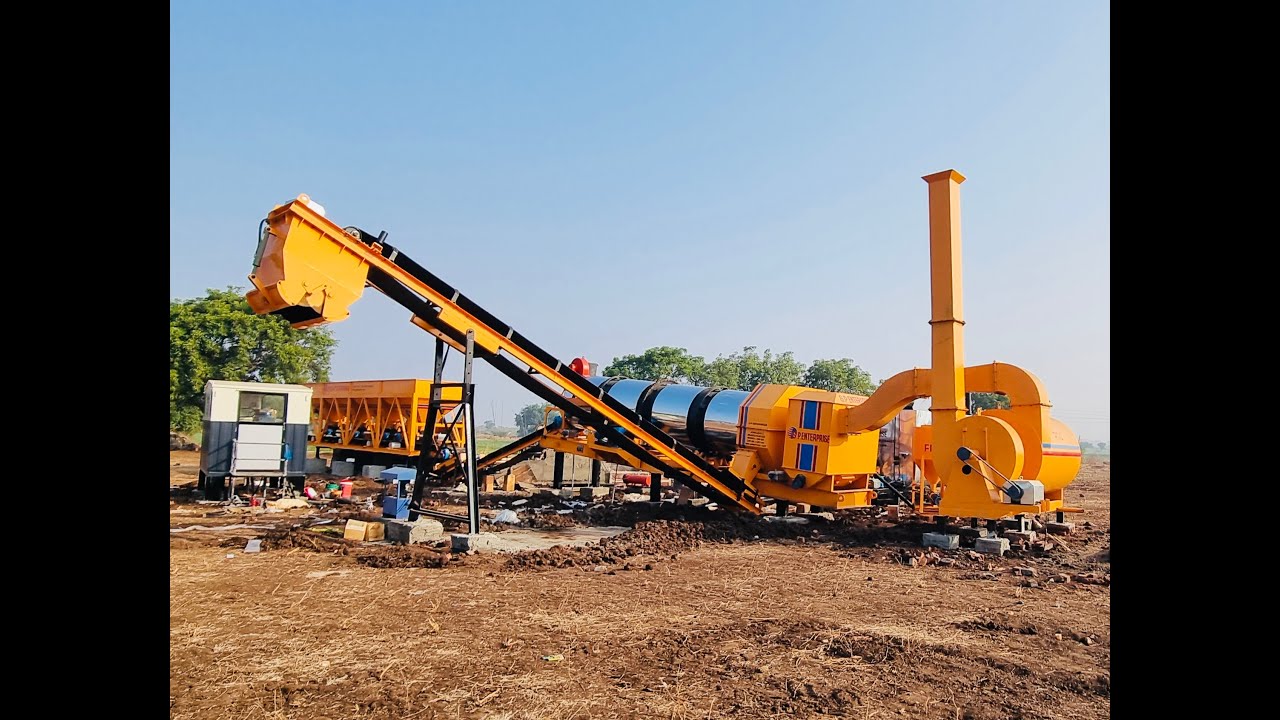 Asphalt Drum Mix Plant of 90-120 tph Capacity