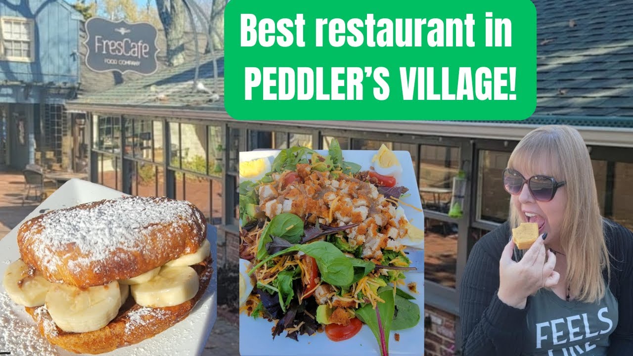 ЛУЧШИЙ ресторан в Peddler's Village — FRESCAFE Food Co! Плюс тыквенная помадка!