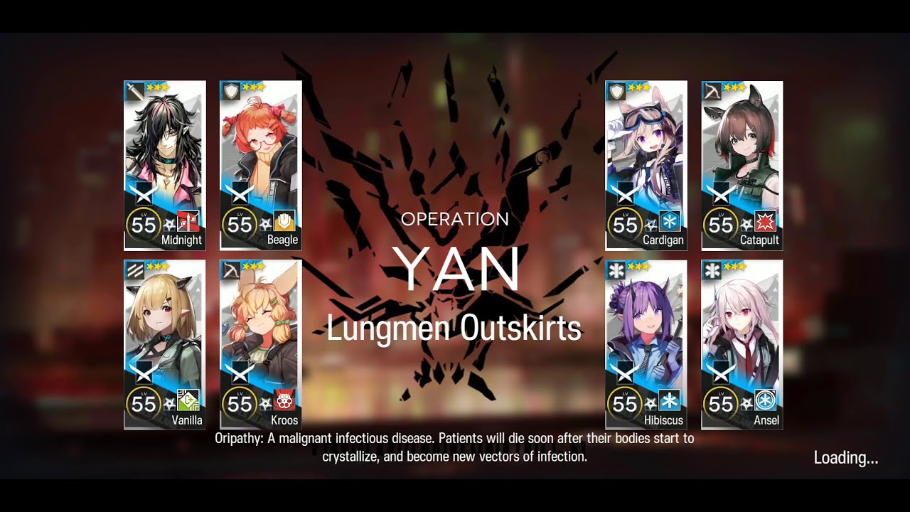 Annihilation 2 - Yan Lungmen Outskirts | 8 three-star only! | Ultra Low End Squad |【Arknights】