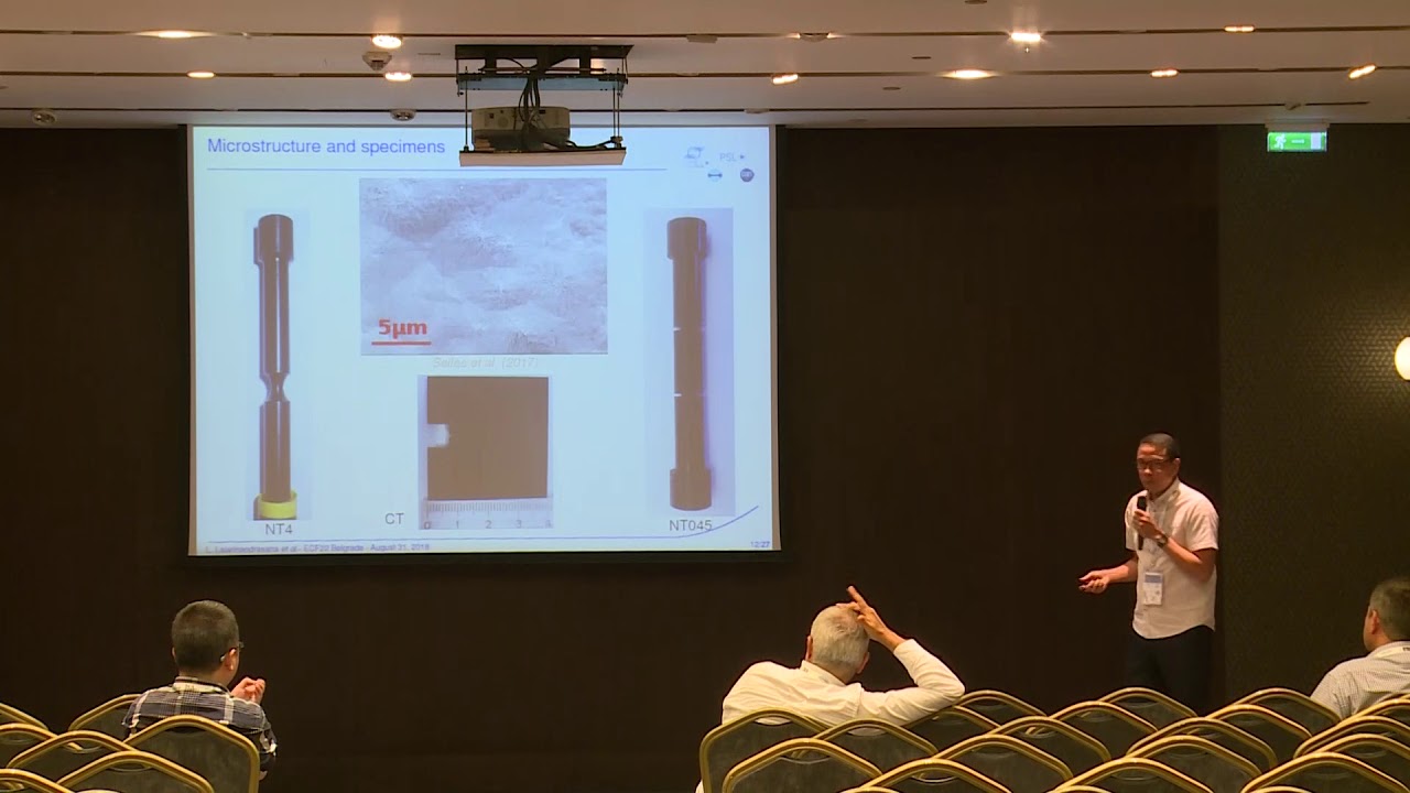 3D stress fields versus void distributions ahead of a notch tip for semi crystalline polymers