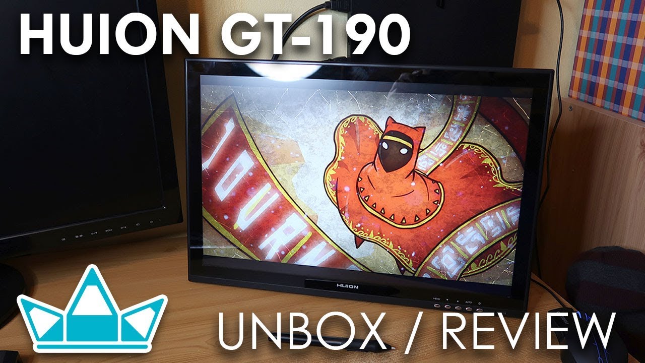 HUION GT-190 Drawing Tablet - UNBOXING REVIEW