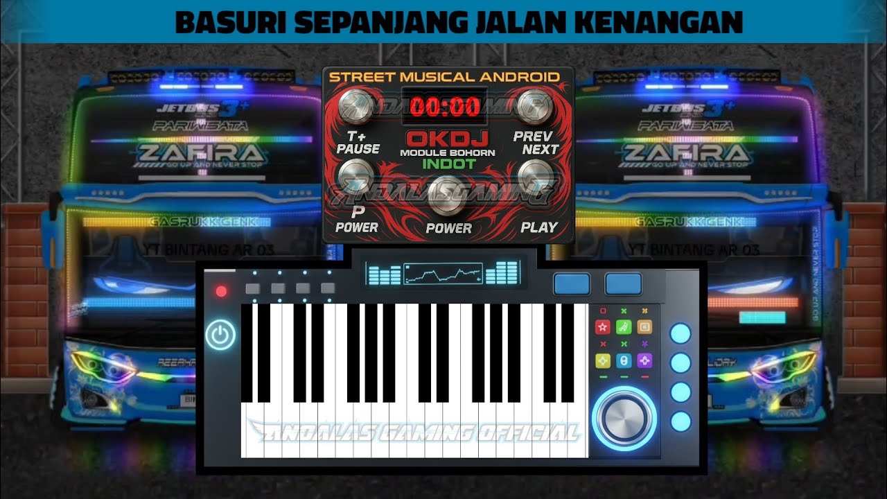 Telolet Basuri Sepanjang Jalan Kenangan Okdj 36 Not Versi Pianika || Basuri Pianika