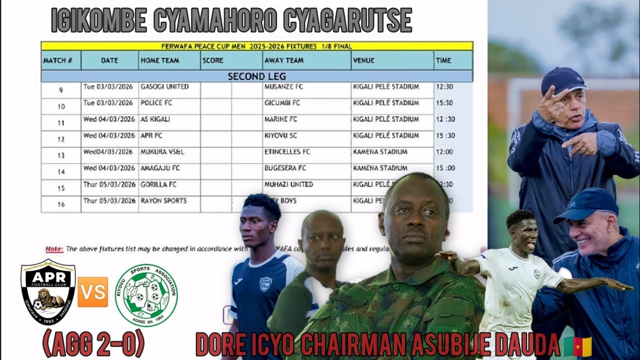 ⚫APR FC🆕⚪Icyo Ubuyobozi Bwasubije Dauda🇨🇲✅Igikombe Cyamahoro Cyagarutse APR FC🆚KIYOVU SC🔥Imyitozo