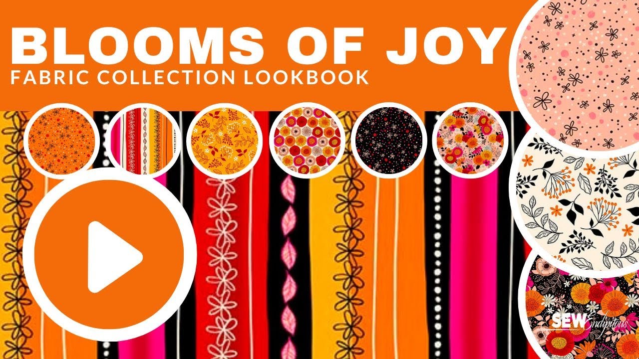 Blooms of Joy Fabric Collection Designed by Cynthia Frenette for Ink & Arrow of QT Fabrics