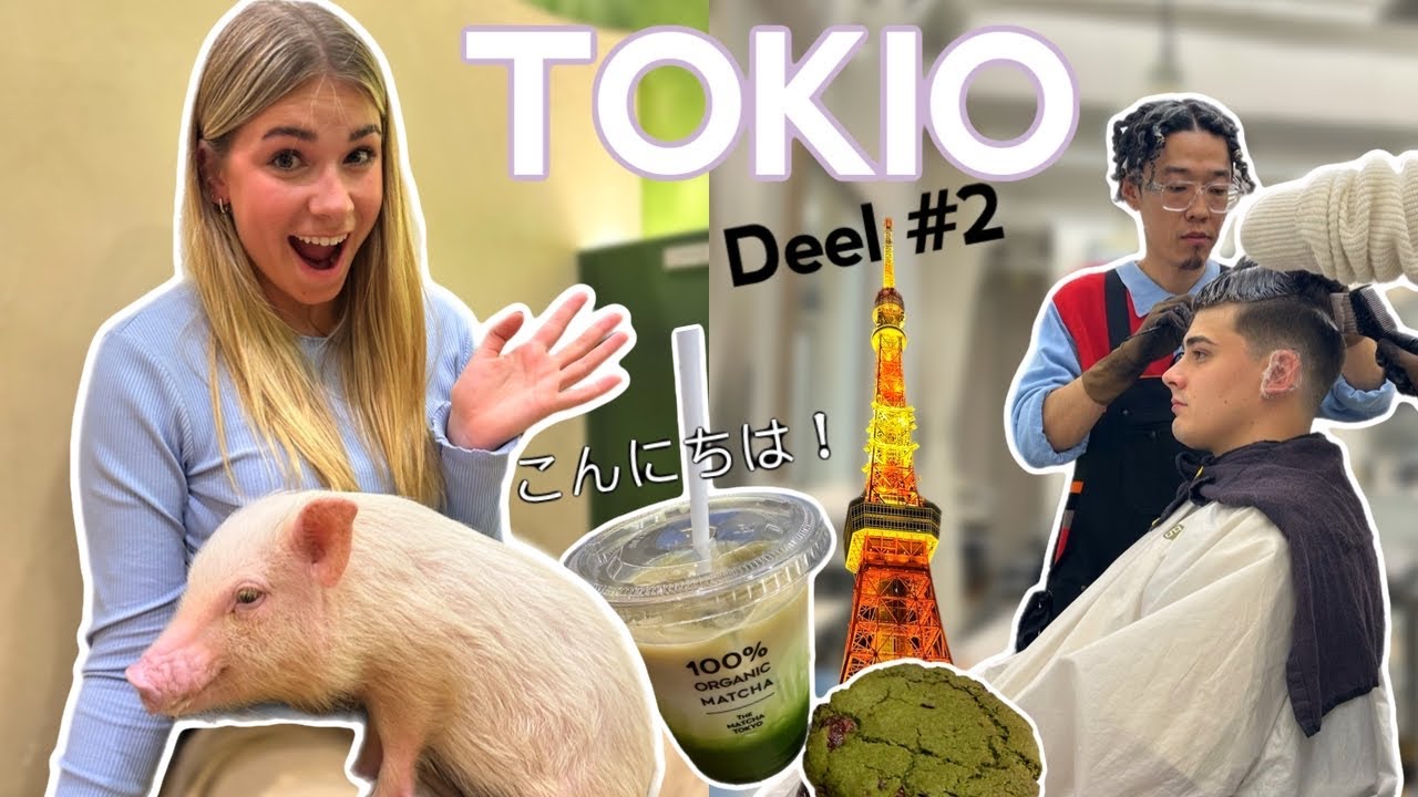 NIEUW KAPSEL IN JAPAN😳 & BIGGEN KNUFFELEN🐖🇯🇵 TOKIO VLOG DEEL#2 - STIEN EDLUND